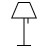 Lamp icon with chain on/off pull hanging down on right side.