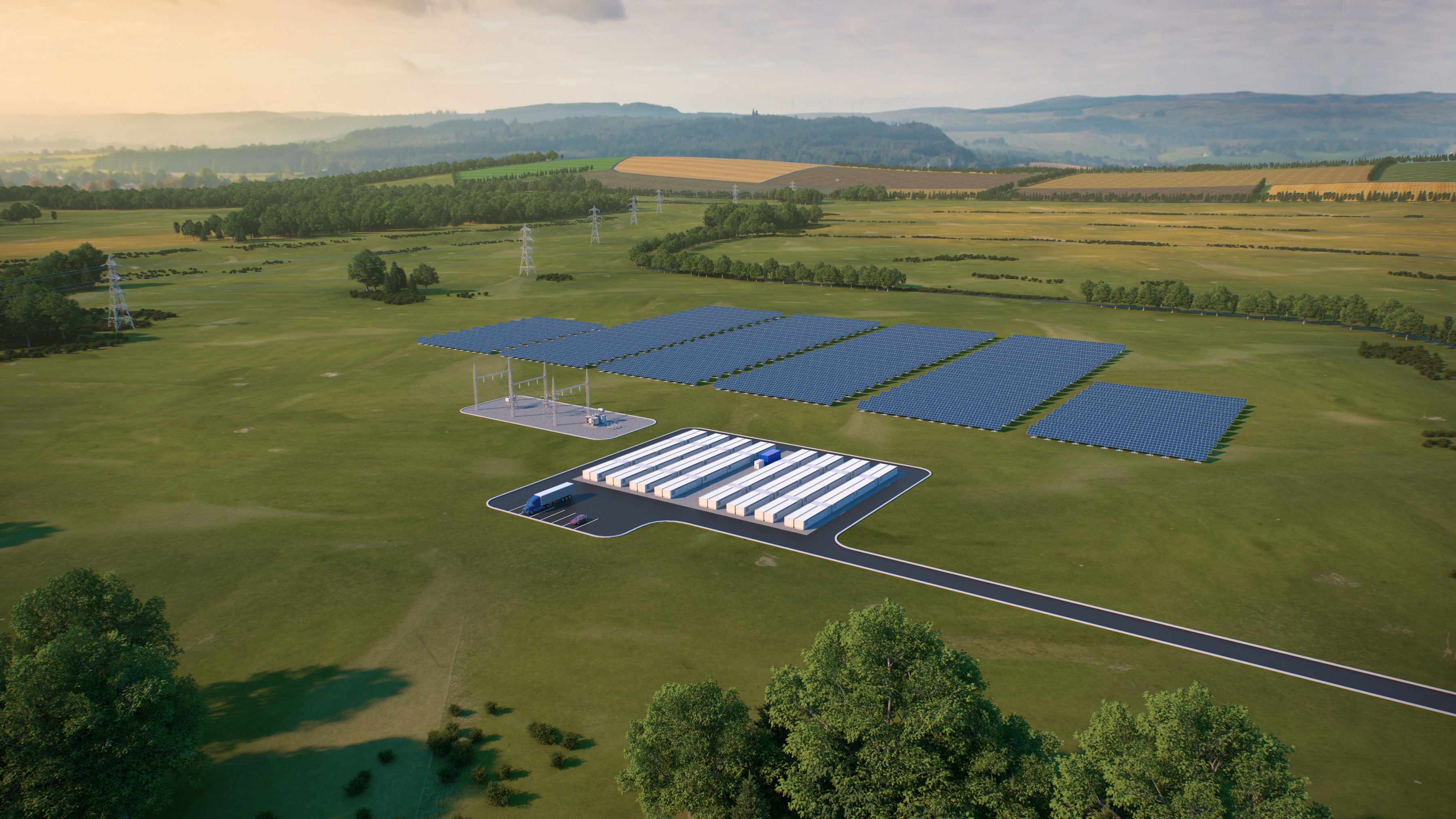 Rendering of iron-air battery system. Source: Form Energy Inc.