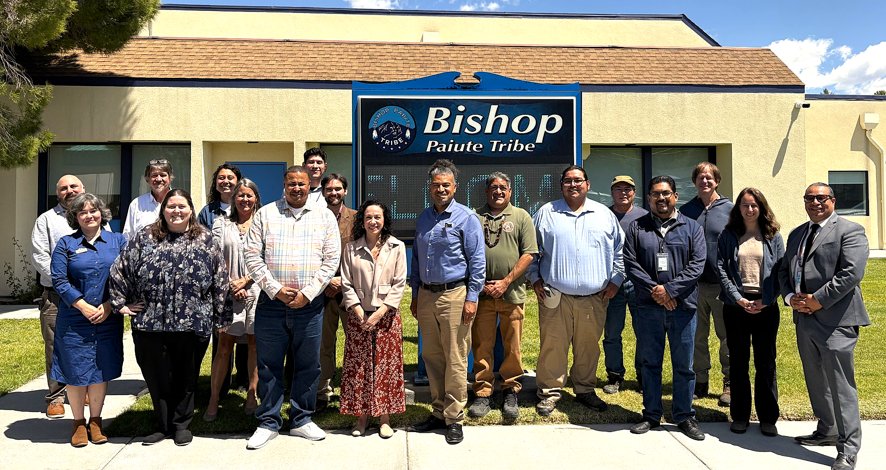 Photo of attendees at CEC’s ninth regional roundtable with Bishop Paiute Tribe.