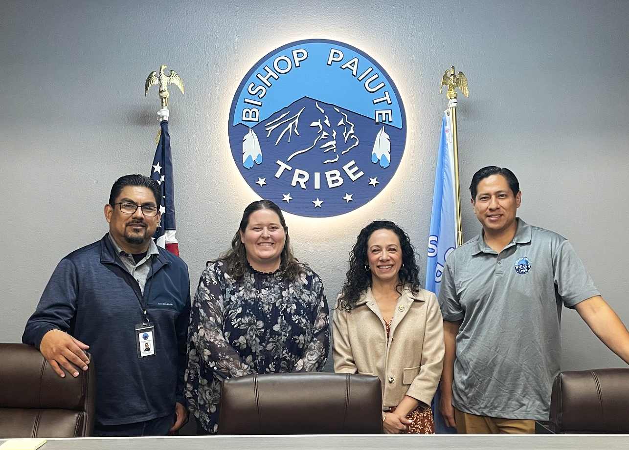 Photo of CEC and Bishop Paiute Tribe leadership.