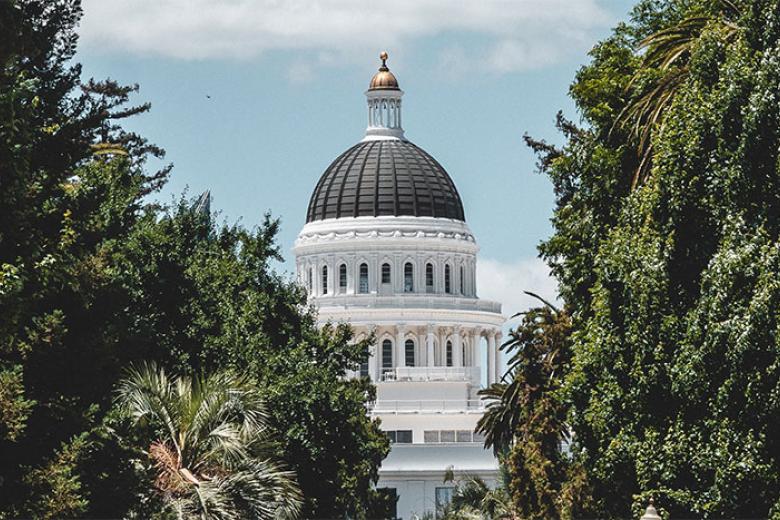Banner of Sacramento State Capitol