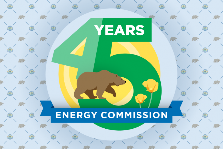 45th Anniversary Energy Commission Logo