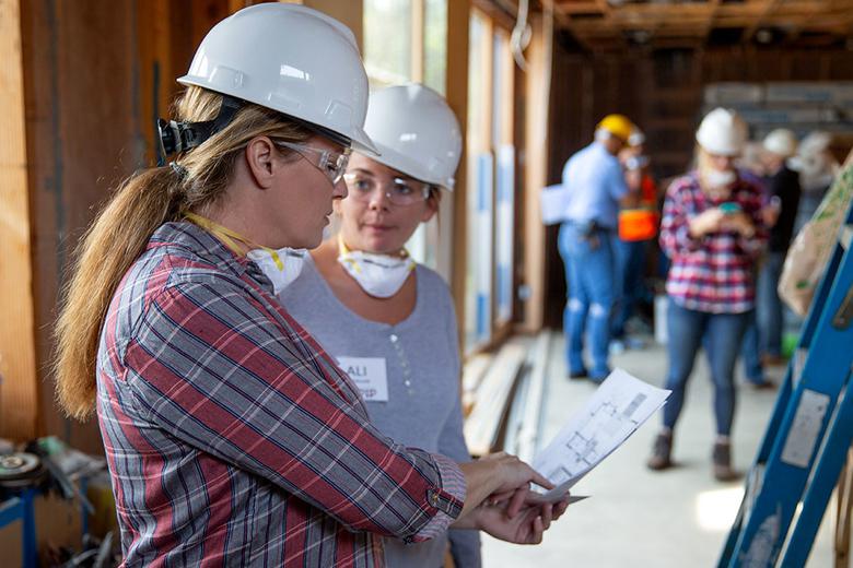 Image of staff working in a construction site in Culver City.