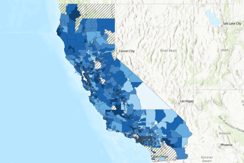 EDGE map used to assist users in determining suitable locations to deploy EV chargers